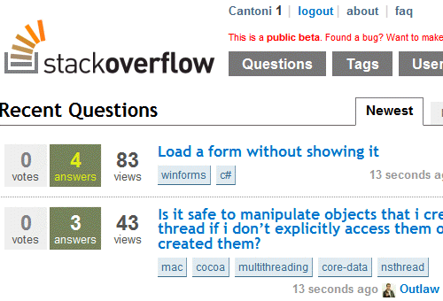 stack overflow