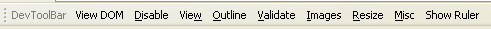 IE Developer Toolbar